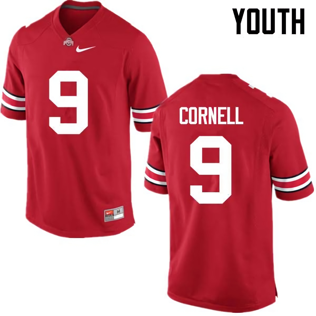 Jashon Cornell Ohio State Buckeyes Youth NCAA #9 Nike Red College Stitched Football Jersey GWH3856SZ